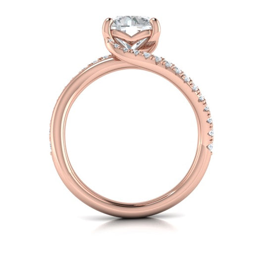 Graceful Curves Engagement Ring