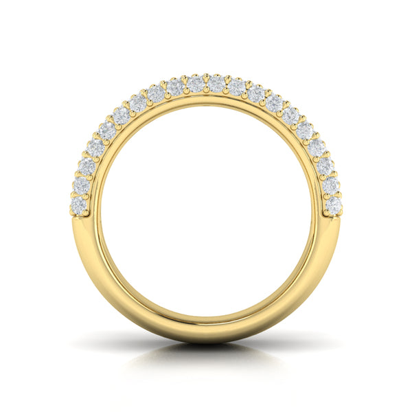 Diamond Multi-Row Statement Ring