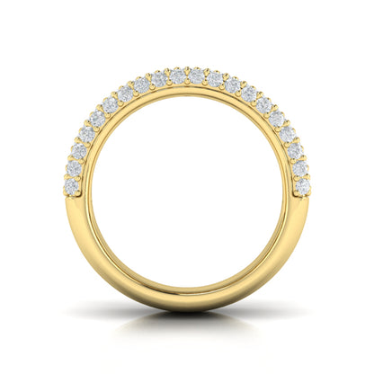 Diamond Multi-Row Statement Ring