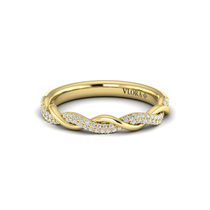 Entwined Stackable Band