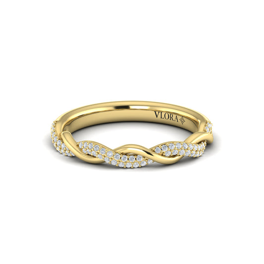 Entwined Stackable Band