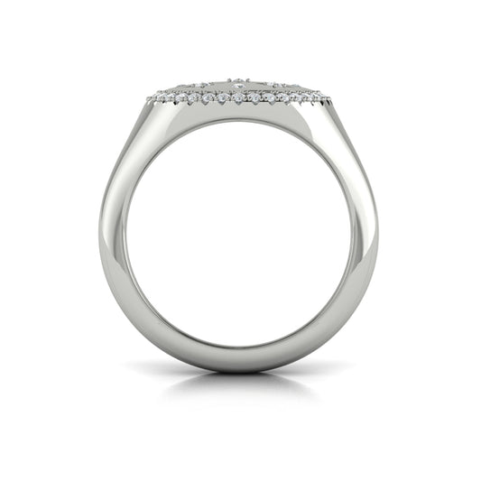 Diamond Ring from AMULETA Collection in Platinum