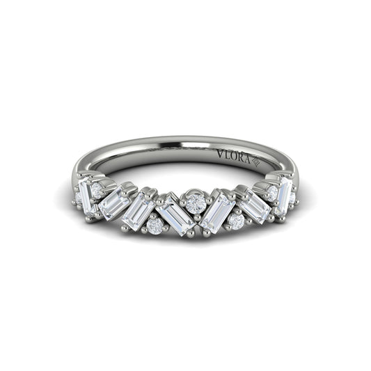 Multi Baguette and Round Diamond Ring