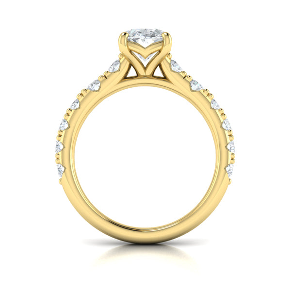 Luxe Classic Oval Engagement Ring