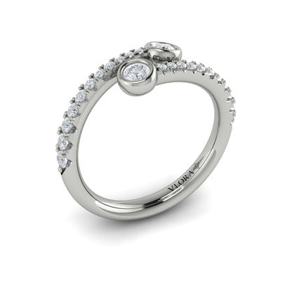 Diamond Double Wrap Ring