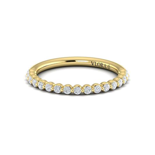 Diamond Round-Set Band