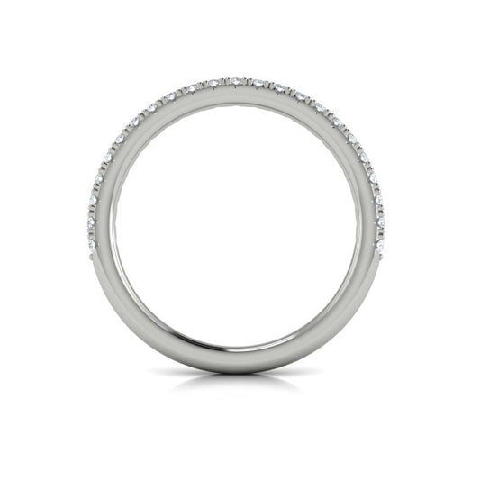 Matching Band for Opulent Oval Halo Engagement Ring