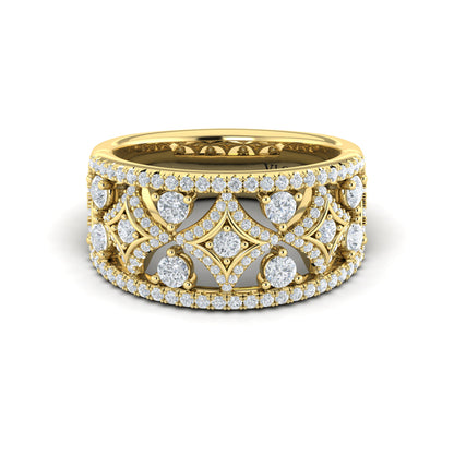 Diamond Open Vlora Star Ring