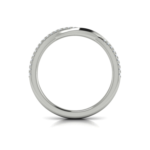 Stackable Bands Wedding Band in Platinum by Vlora Bridal
