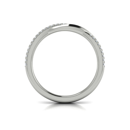 Stackable Bands Wedding Band in Platinum by Vlora Bridal