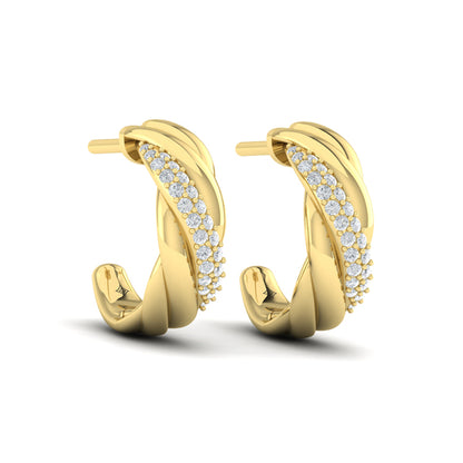 Twist Hoop Earrings