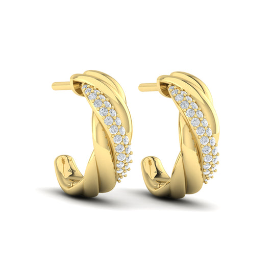 Twist Hoop Earrings