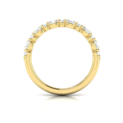 Marquise and Round Stackable Band