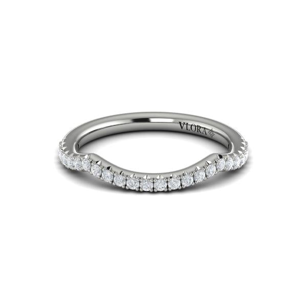 Matching Bands Wedding Band in Platinum by Vlora Bridal