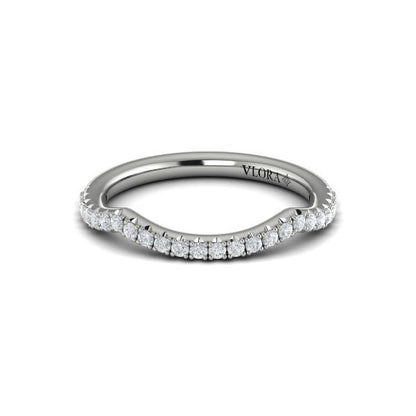 Matching Bands Wedding Band in Platinum by Vlora Bridal