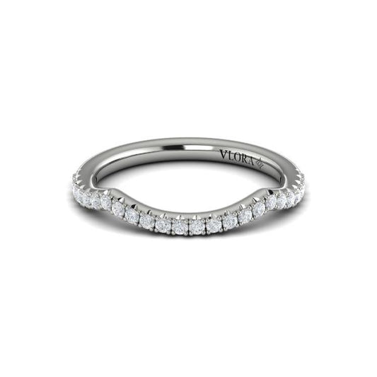 Matching Bands Wedding Band in Platinum by Vlora Bridal