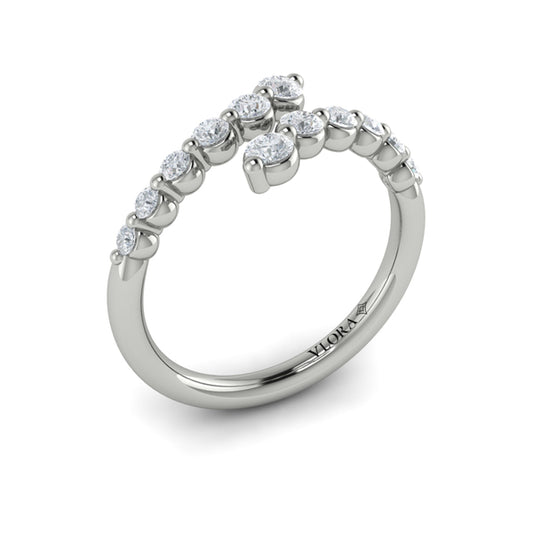 Diamond Open Wrap Ring