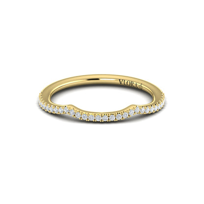 Entwined Euro Halo Matching Wedding Band