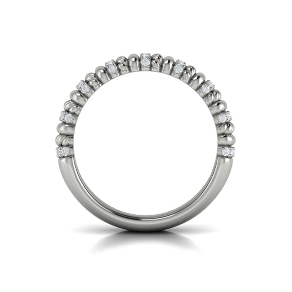 Diamond Rope Ring