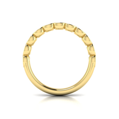 Matchign Band for Bezel Oval Diamond Band Engagement Ring