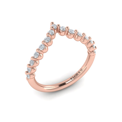 Diamond Chevron Ring