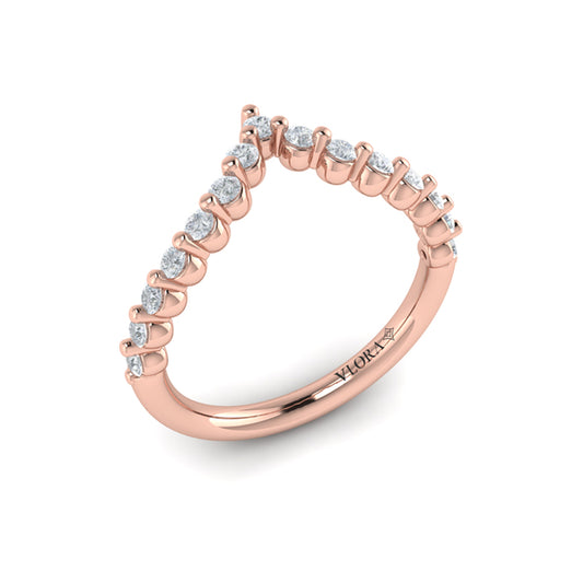Diamond Chevron Ring