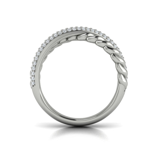 Twist Crossed Ring
