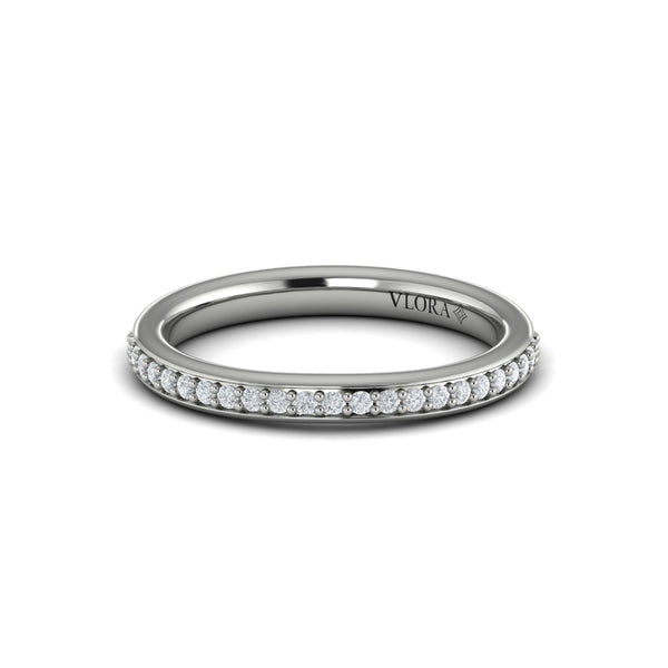 Matching Bands Wedding Band in Platinum by Vlora Bridal
