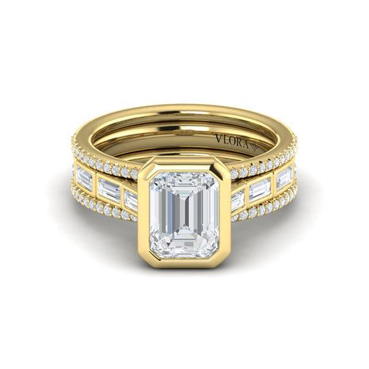 Modern Cathedral Engagement Ring