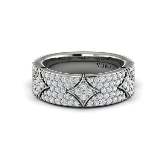 Diamond Vlora Star Ring