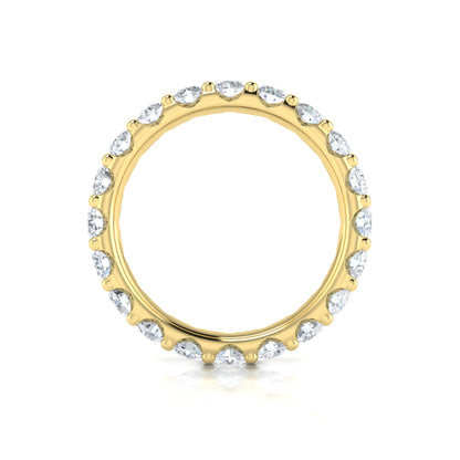 Dramatic Pave Eternity Ring