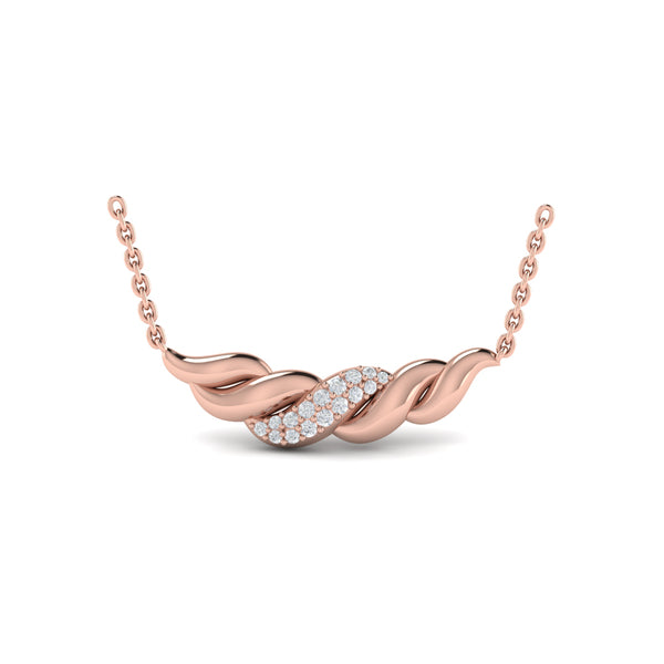 Twist Crescent Necklace