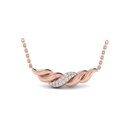 Twist Crescent Necklace