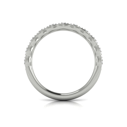 Stackable Bands Wedding Band in Platinum by Vlora Bridal