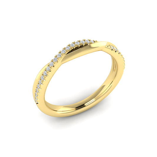 Slim Twist Stackable Band