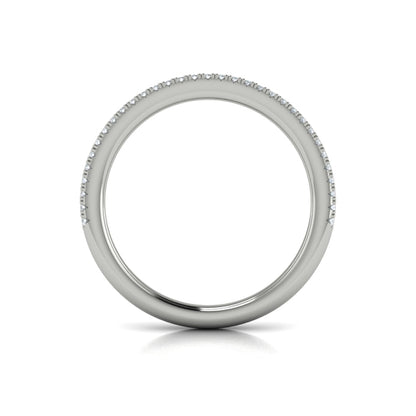 Stackable Bands Wedding Band in Platinum by Vlora Bridal