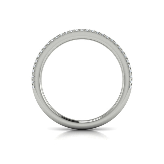 Stackable Bands Wedding Band in Platinum by Vlora Bridal