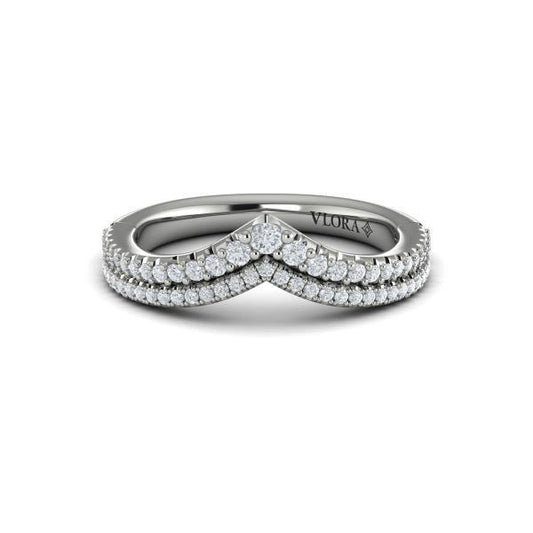 Double Chevron Contoured Band