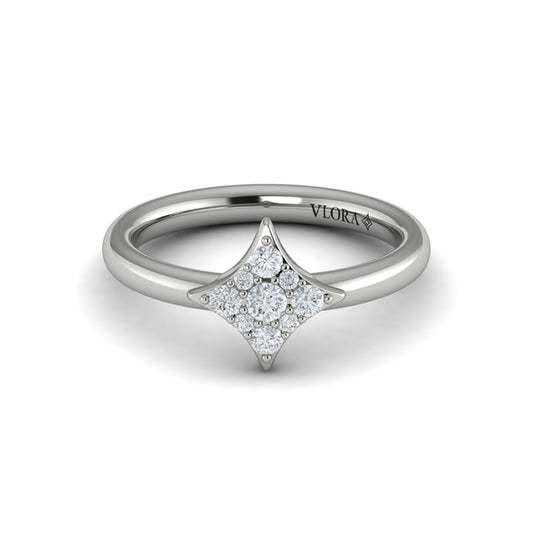 Diamond Cluster Vlora Star Ring