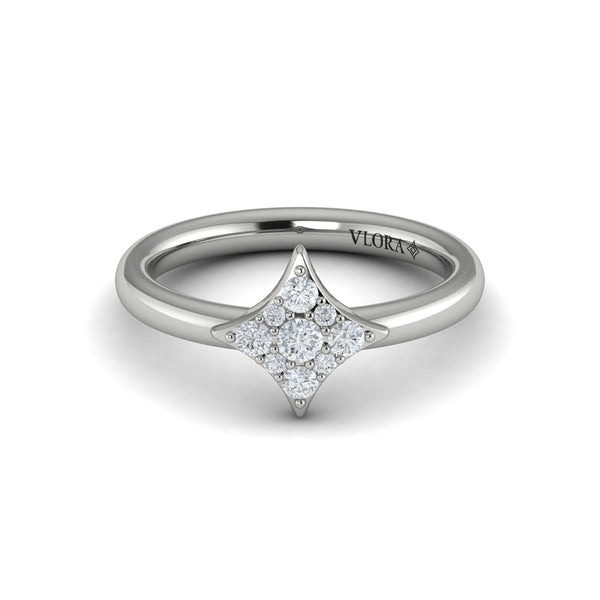 Diamond Cluster Vlora Star Ring