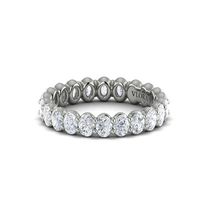 Eternity Bands Wedding Band in Platinum by Vlora Bridal
