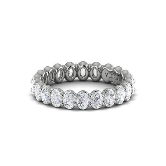 Eternity Bands Wedding Band in Platinum by Vlora Bridal
