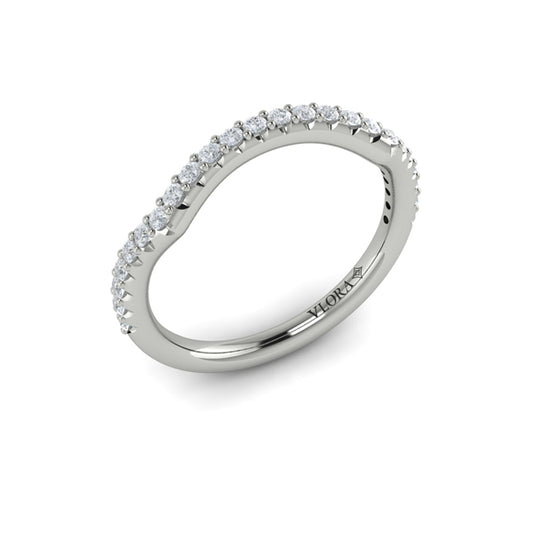 Matching Bands Wedding Band in Platinum by Vlora Bridal