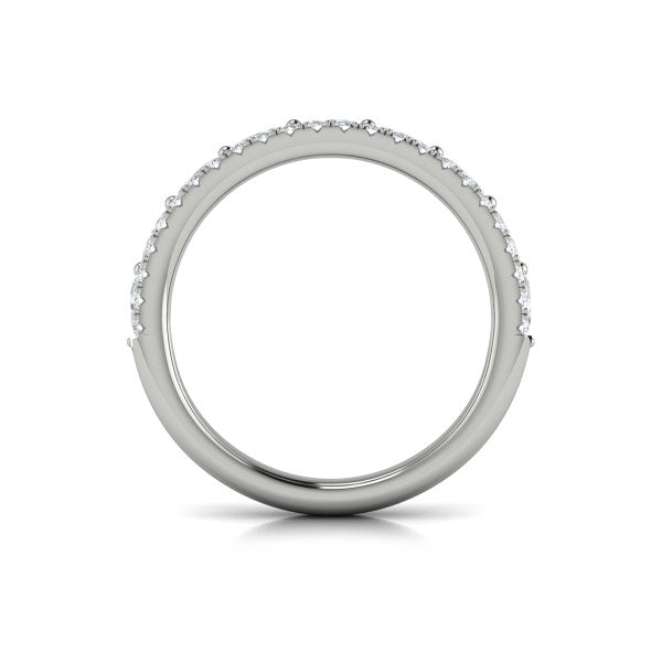 Stackable Bands Wedding Band in Platinum by Vlora Bridal