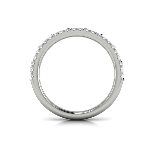 Stackable Bands Wedding Band in Platinum by Vlora Bridal