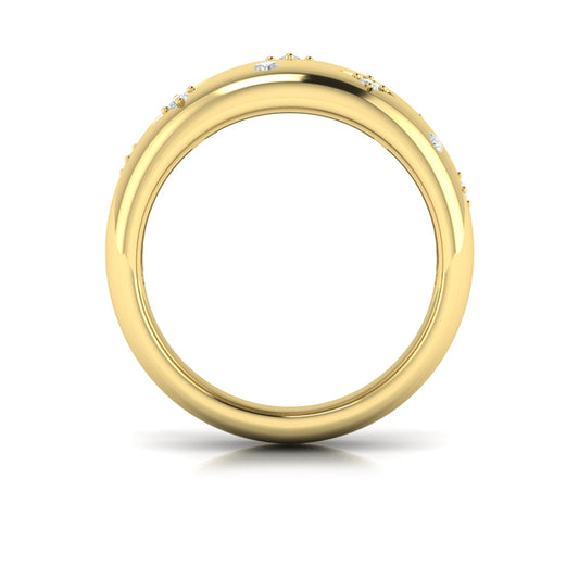 Diamond Vlora Star Dome Ring