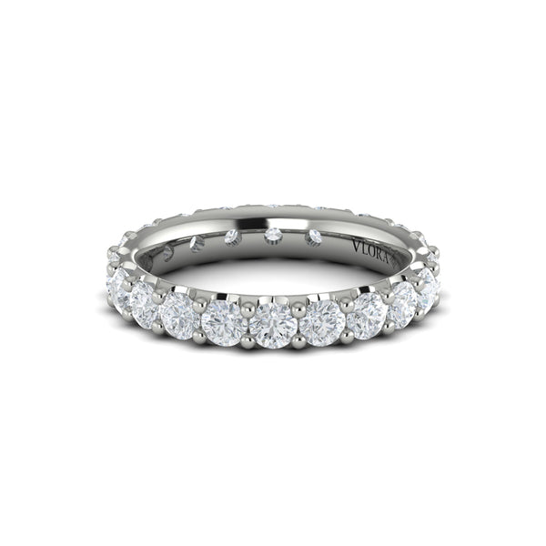 Eternity Bands Wedding Band in Platinum by Vlora Bridal
