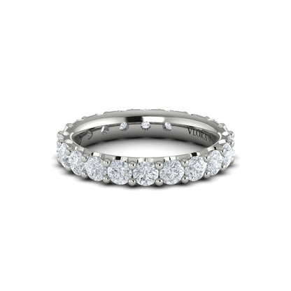 Eternity Bands Wedding Band in Platinum by Vlora Bridal