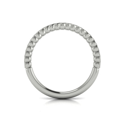 Stackables Wedding Band in Platinum by Vlora Bridal