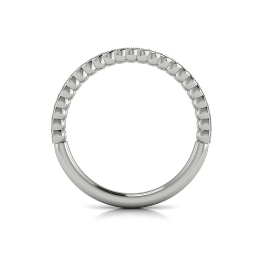 Stackables Wedding Band in Platinum by Vlora Bridal